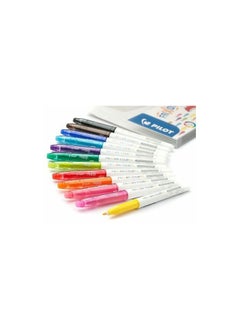 PILOT Pilot Frixion Colors Erasable Fibre Tip Colouring Pen - Assorted, Pack of 12  - Image 2