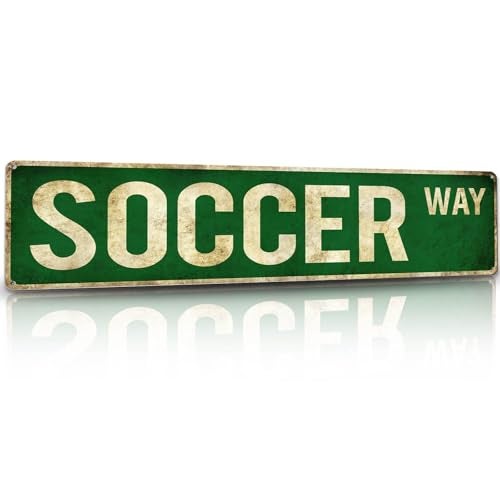 Rasonus Soccer Gifts for Boys 8-12 Men Soccer Poster Wall Decor for Girls Room, Vintage Sports Decor Teen Boys Birthday Christmas Wall Art for Bedroom Man Cave - Image 1