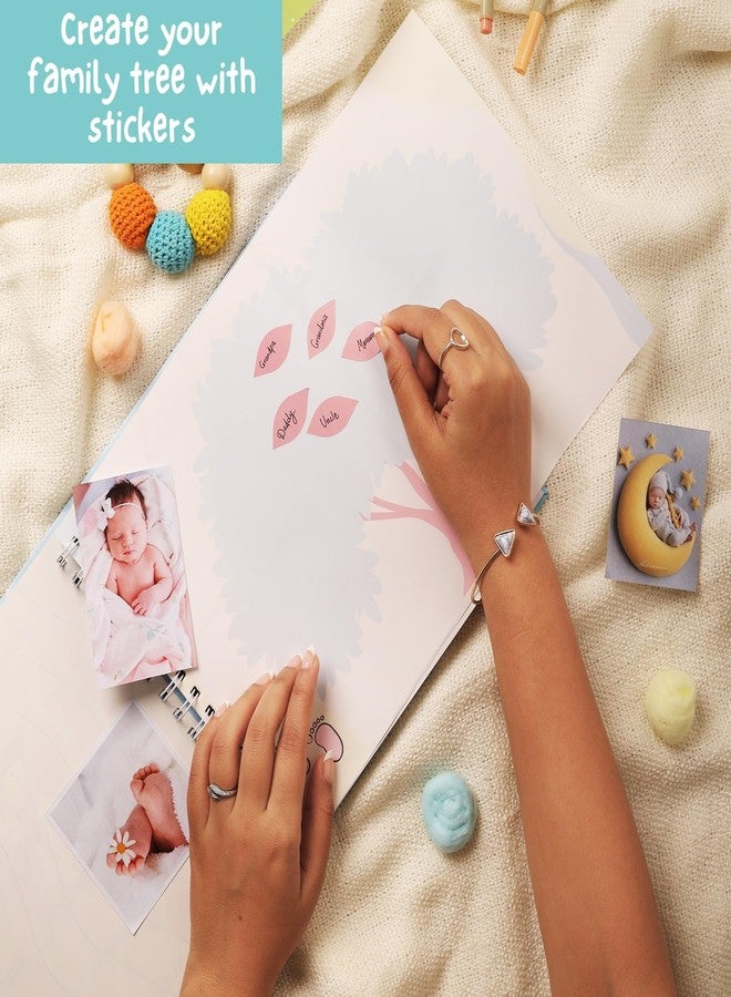 Doodle Baby Journal Set to Record Your Little One's Journey from Birth to Age 5 | Record Baby's Birth Story | Store Memories | Storage for photos and Documents (Joyful Moments) - Image 5