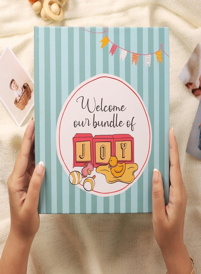 Doodle Baby Journal Set to Record Your Little One's Journey from Birth to Age 5 | Record Baby's Birth Story | Store Memories | Storage for photos and Documents (Joyful Moments) - Image 1