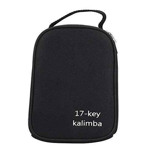 Dilwe Kalimba Bag, 17Keys Portable Kalimba Case Thumb Finger Piano Storage Shoulder Bag Handbag Box, Thumb Piano Bag Kalimba Storage Bag Musicial Instrument - Image 5