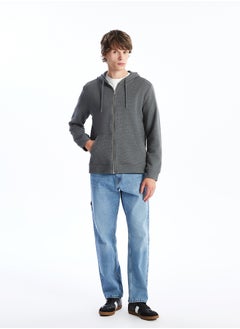 LC WAIKIKI Hooded Long Sleeve Zipper Men's Sweatshirt  - Image 2