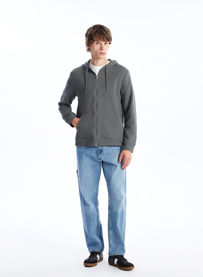 LC WAIKIKI Hooded Long Sleeve Zipper Men's Sweatshirt  - Image 2