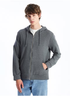 LC WAIKIKI Hooded Long Sleeve Zipper Men's Sweatshirt  - Image 1