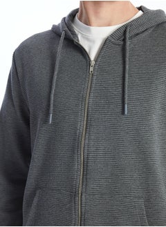 LC WAIKIKI Hooded Long Sleeve Zipper Men's Sweatshirt  - Image 3