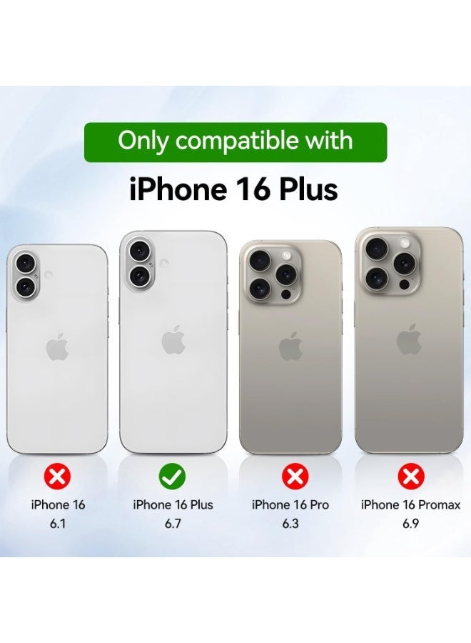 ACLIX Premium Liquid Silicone Case for iPhone 16 Plus Slim Fit, Soft Touch with Microfiber Lining & Enhanced Camera Protection - Durable & Anti-Fingerprint | White - Image 2