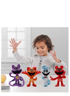XiuWoo 16-Piece Smiling Critters Figures,The Smiling Critters Action Figure Toys For Fans,Catnap Cartoon Monster Game Smiling Critters Series Figures Model Birthday Cake Toppers  - Image 4