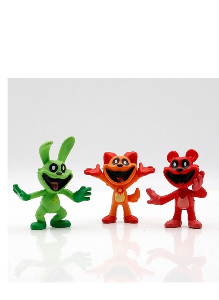 XiuWoo - 16-Piece Smiling Critters Figures,The Smiling Critters Action Figure Toys For Fans,Catnap Cartoon Monster Game Smiling Critters Series Figures Model Birthday Cake Toppers - Image 1