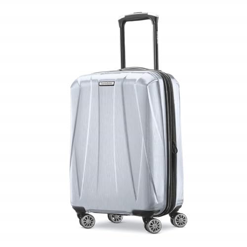 Samsonite Centric 2 Hardside Expandable Luggage with Spinner Wheels, Silver, Carry-On 20-Inch - Image 1