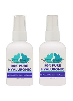 Anti Aging Wrinkle Serum of 100 Pure Hyaluronic Acid for Face and Body  No Alcohol 8 oz
