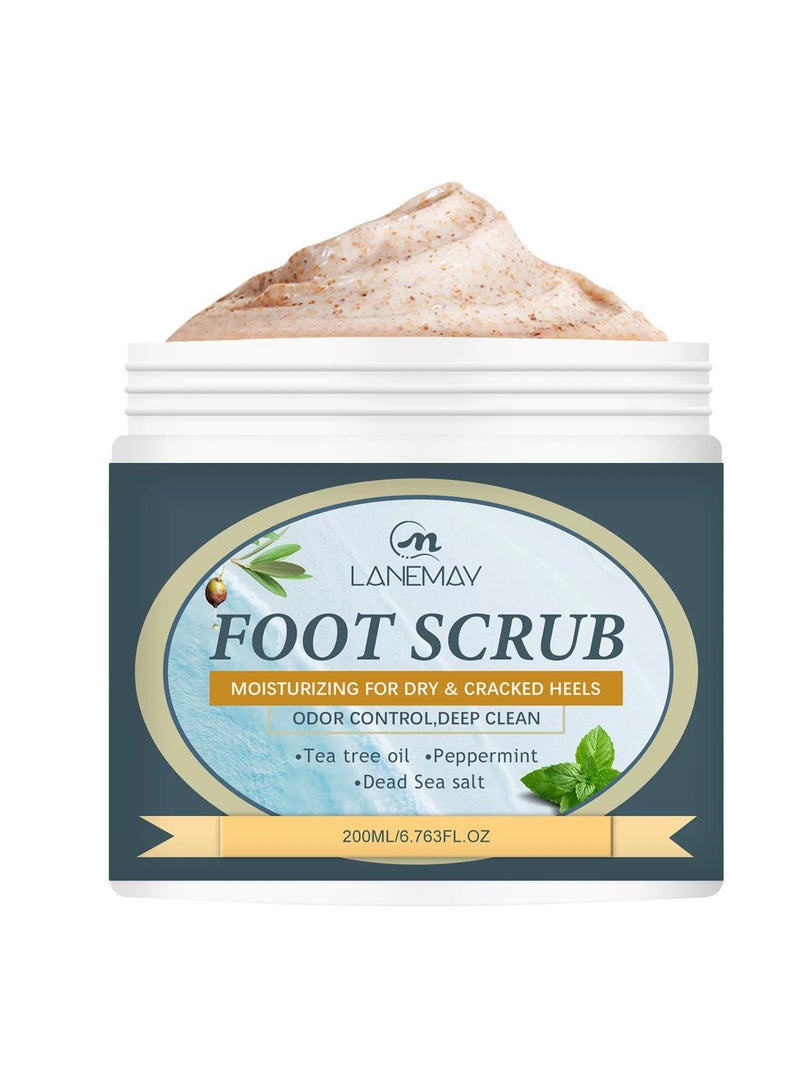 LANEMAY Foot Scrub – Exfoliating Dead Skin Soft Smooth Skin, Long-Lasting Fragrance Gentle Body Scrub - Image 1