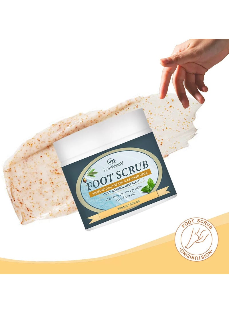 LANEMAY Foot Scrub – Exfoliating Dead Skin Soft Smooth Skin, Long-Lasting Fragrance Gentle Body Scrub - Image 2