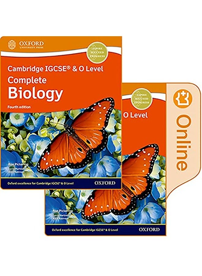 Cambridge Igcse R And O Level Complete Biology Print And Enhanced Online Student Book Pack Fourth E 