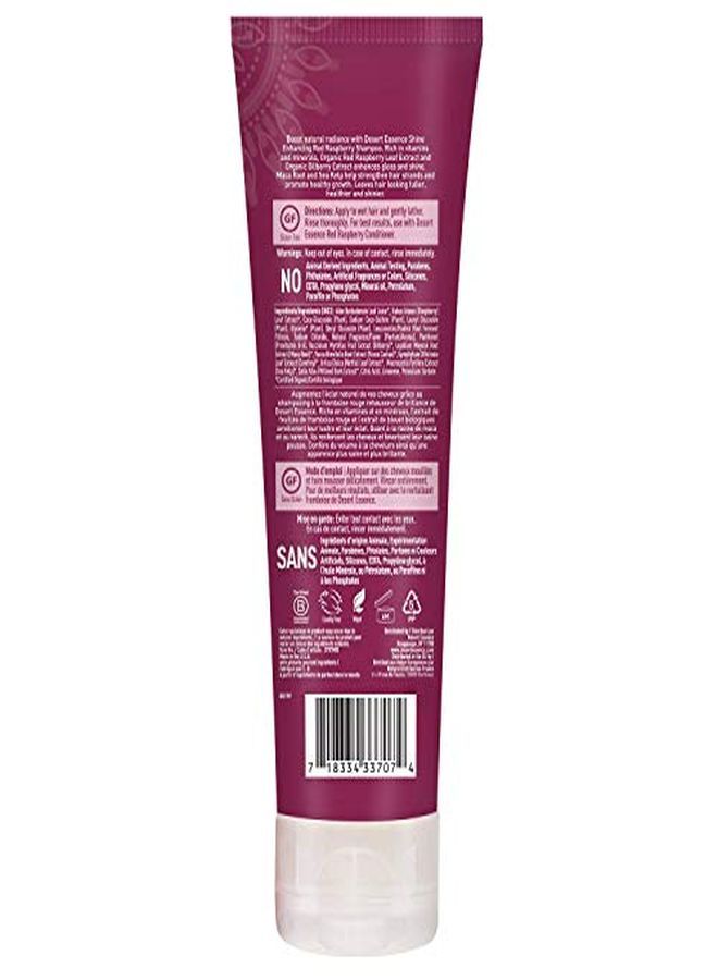 Desert Essence Red Raspberry Shampoo 8 Fl Ounce Gloss & Shine Enhancing  Strengthens Hair Removes Everyday Pollutants Vitamin A & C  Calcium  Magnesium - Image 2