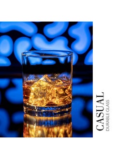 Krosno Krosno Whisky Sour Tumbler Glasses Old Fashioned Bourbon Cognac Brandy | Set of 6 | 10.1 oz | Blended Collection | Perfect for cocktails, drinks, water, juice, scotch, irish liquor, whisky  - Image 3