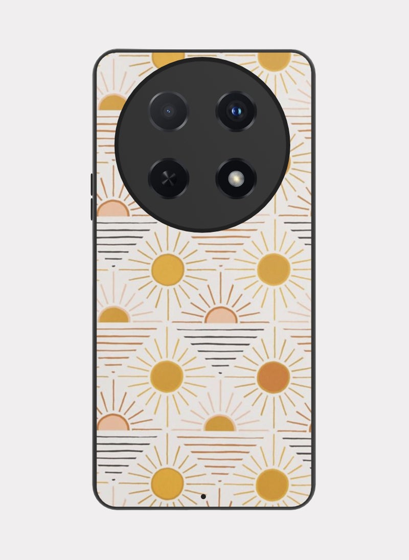 بكسلات كفر هواوي نوفا 12 أي نمط الشمس برتقالي - Image 1