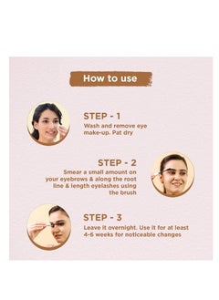 Bella Vita Organic Grow brow  Eyelash Lashes and Eyebrows Hair Growth  Volume Serum With Castor Onion Oil and Vitamin E  12 ML  - Image 5