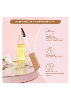 Bella Vita Organic Grow brow  Eyelash Lashes and Eyebrows Hair Growth  Volume Serum With Castor Onion Oil and Vitamin E  12 ML  - Image 3