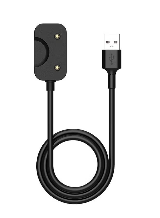 شاحن لساعة Galaxy Fit 3 SM-R390، كابل شحن USB بديل لساعة Samsung Galaxy Fit 3 الذكية (طول 100 سم/3.3 قدم، أسود) - Image 1