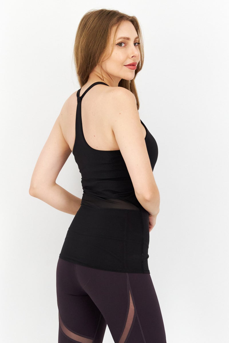 PUMA Women Sportswear Fit Training Tank Top, Black  - Image 4