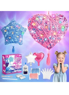 3D String Art Kit for Kids Craft Kits for Kids Age 7-12 Gifts for 7-12 Year Olds Girls Arts and Crafts for Kids Age 7 8 9 10 11 12 Toys for 7 8 9 10 11 12 Year Old Girls DIY Lantern Toys