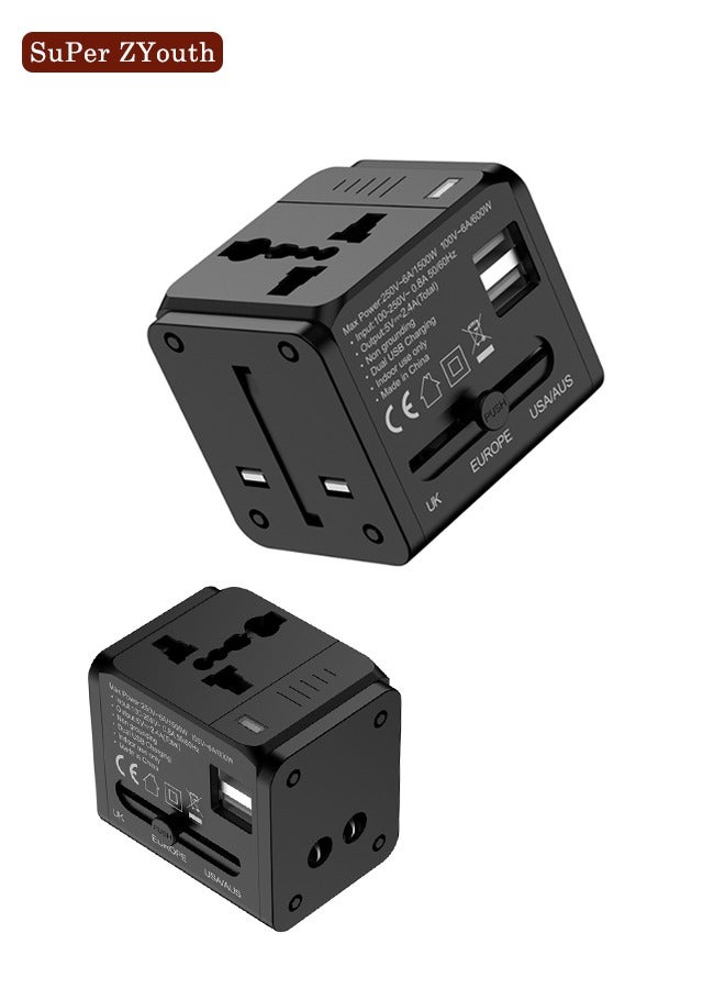 superzyouth Superzyouth Worldwide Travel Adapter Plug Converter Charger Outlet 1500W Z0231BE213FD4659530C6Z