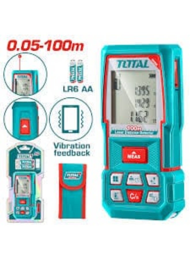TOTAL Laser distance detector 100m