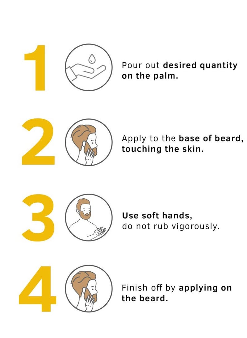 Ustraa - Ustraa Beard Growth Oil Advanced-60Ml-Lab Tested To Increase Beard Growth Rate By 40%,One Of Best Beard Growth Oil Patchy Beard Issues, Redensyl & Dht Booster,No Sulphates,No Mineral Oil - Image 1