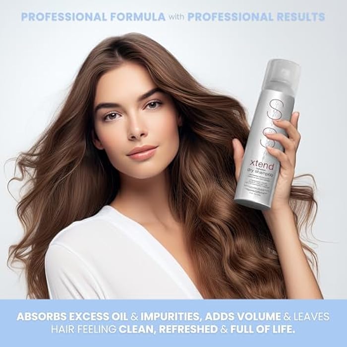 SIMPLY SMOOTH Xtend Between Dry Shampoo | Refresh, Revitalize & Absorb Oil In-Between Washes | Rid Hair Of Impurities & Cleanse For A Quick Perk Up | No White Residue | Talc & Benzene Free | 10 Oz. - Image 3