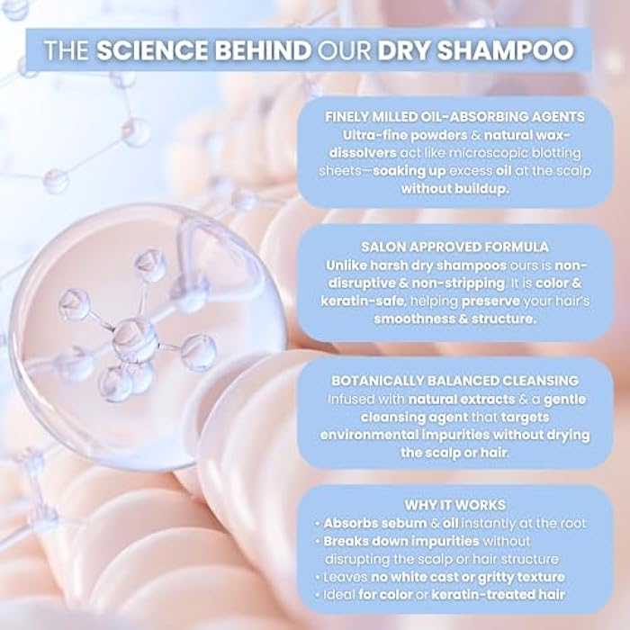 SIMPLY SMOOTH Xtend Between Dry Shampoo | Refresh, Revitalize & Absorb Oil In-Between Washes | Rid Hair Of Impurities & Cleanse For A Quick Perk Up | No White Residue | Talc & Benzene Free | 10 Oz. - Image 5