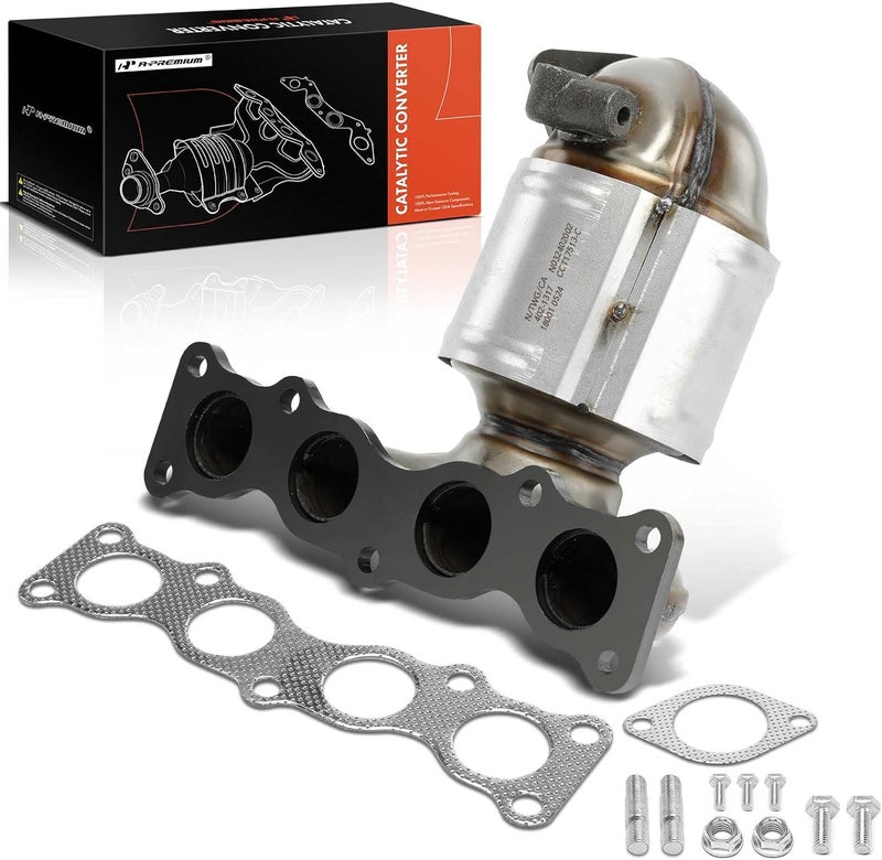 A-Premium Front Exhaust Manifold Catalytic Converter with Gasket Kit - Image 1