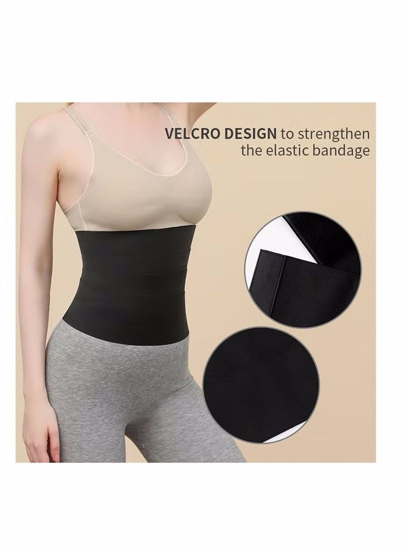 Generic - Women Slimming Tummy Wrap Belt Adjustable Comfortable Back Braces for Lower Back Pain Relief Abdominal Body Slimming Belt For Flat Tummy Belly Slimming Belt Sweat - Image 1