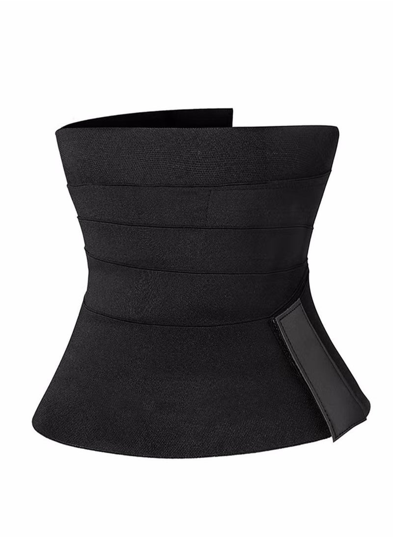 Generic - Women Slimming Tummy Wrap Belt Adjustable Comfortable Back Braces for Lower Back Pain Relief Abdominal Body Slimming Belt For Flat Tummy Belly Slimming Belt Sweat - Image 1