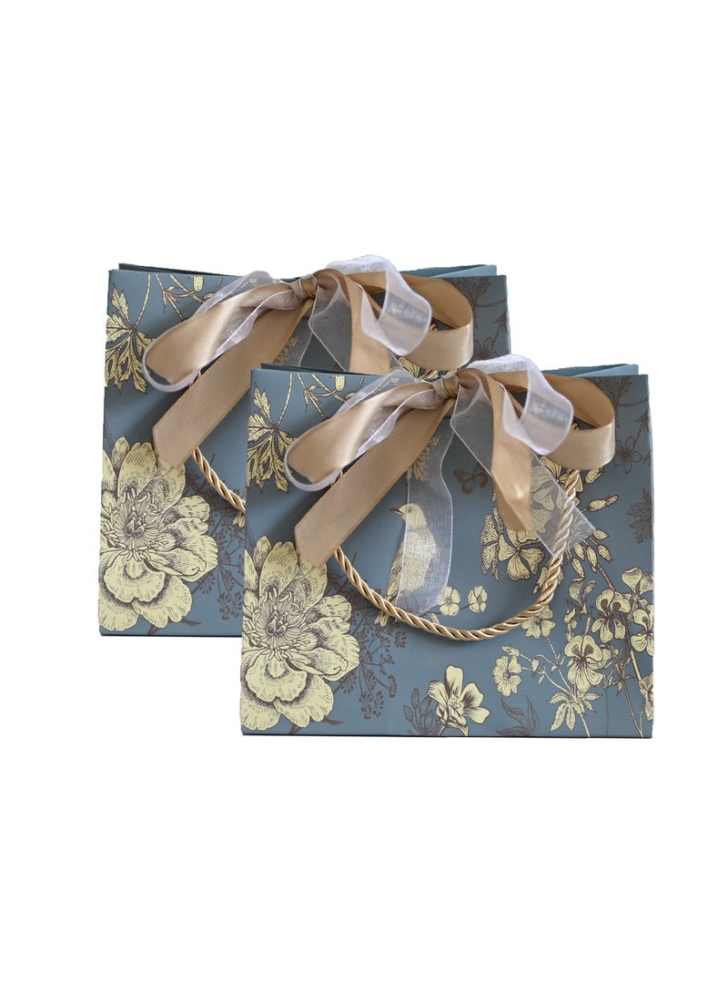 Via Saffi 18x10x16cm Gift Bag,  20-piece Set Colorful Flower Pattern Gift Bag, Portable Paper Gift Bag for Small Size Gift Bags, Birthday Mother’s Day Bags, Wedding Party - Image 1