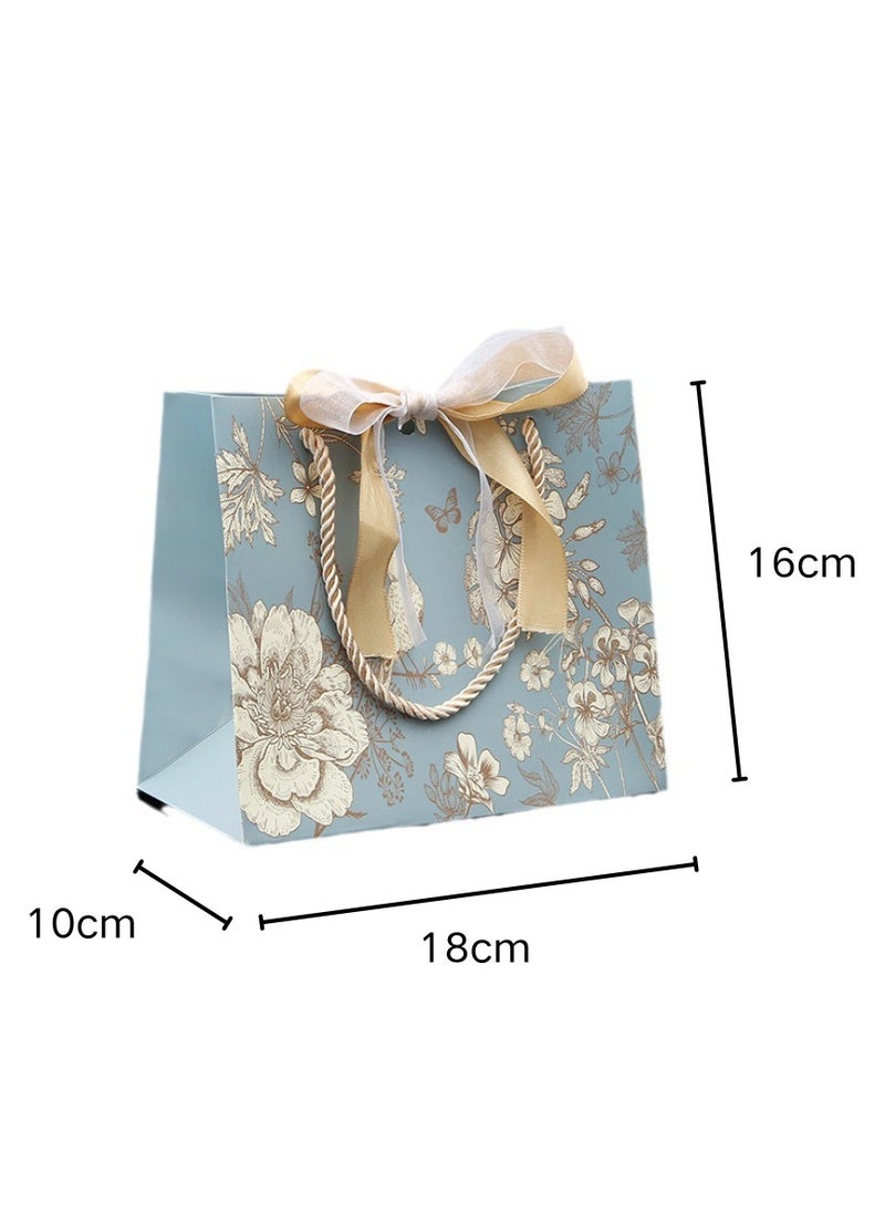 Via Saffi Ramadan 18x10x16cm Gift Bag,  20-piece Set Colorful Flower Pattern Gift Bag, Portable Paper Gift Bag for Small Size Gift Bags, Birthday Mother’s Day Bags, Wedding Party  - Image 2