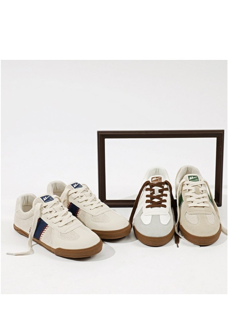 Warrior - Versatile Thin Sole Breathable Canvas Sports Shoes - Image 1