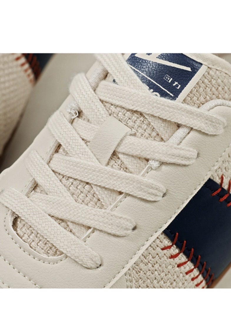 Warrior - Versatile Thin Sole Breathable Canvas Sports Shoes - Image 1