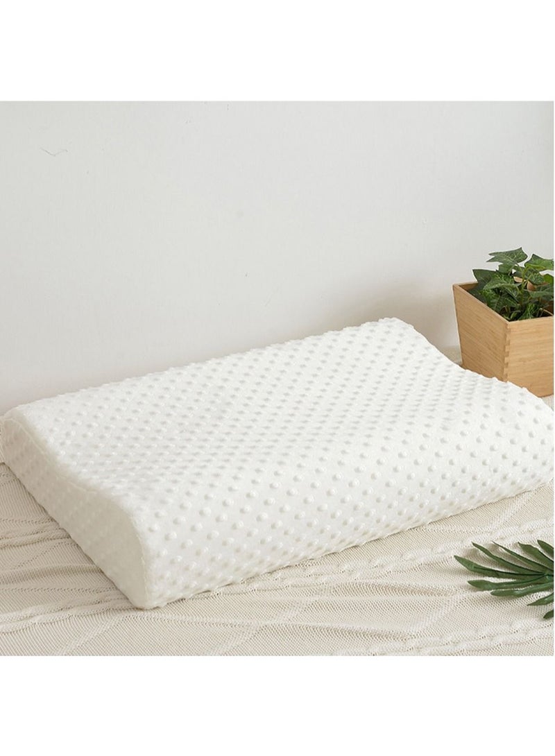 Memory Foam Neck Pillow White  - Image 2