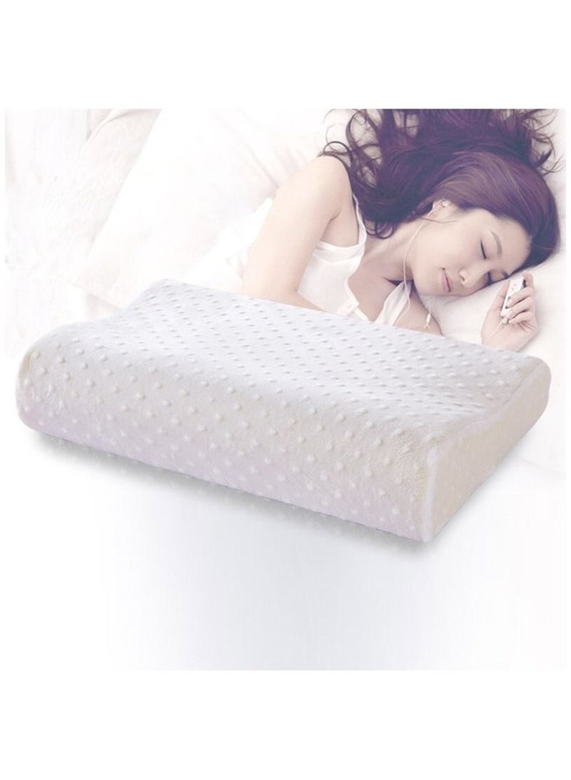 Memory Foam Neck Pillow White  - Image 3