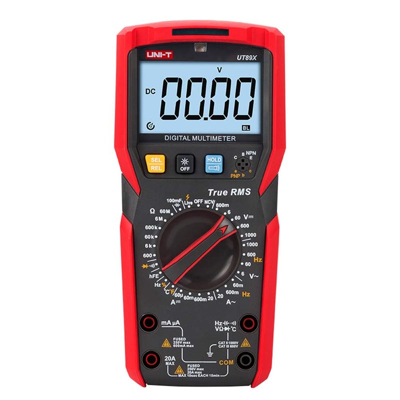 UNI-T UNIT UT89X multimeter True RMS NCV tester ac dc Voltmeter Ammeter Capacitance Frequency Resistance Temperature tester