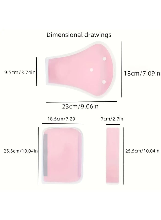 Pink Seat Belt Shoulder And Belly Guard Soft Material For Most Cars - Image 2