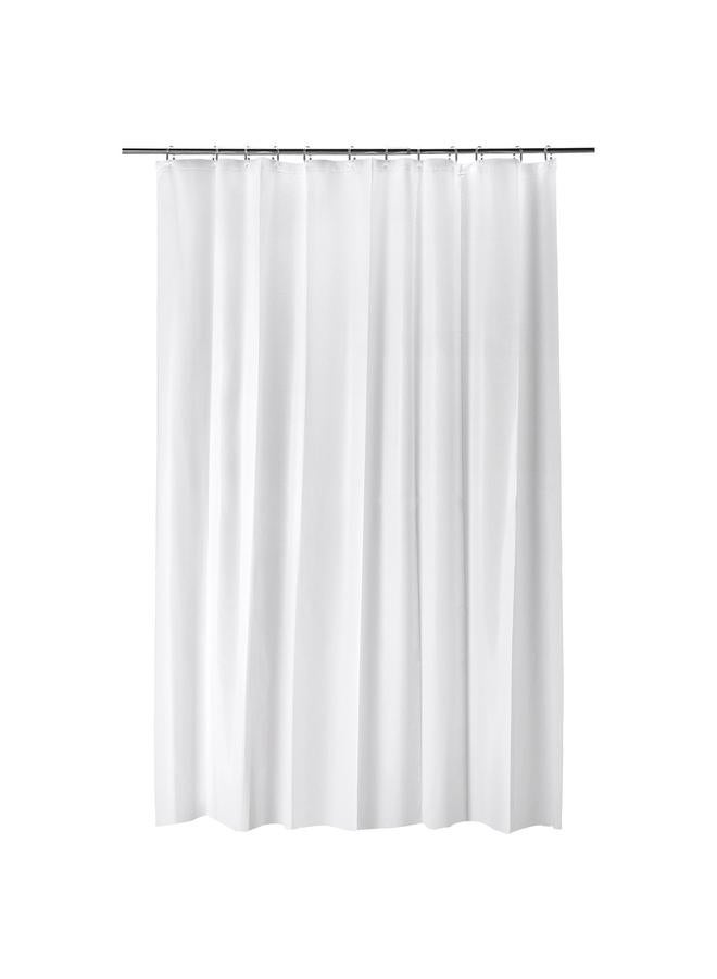 erorex Shower curtain, white, 180x200 cm - Image 1