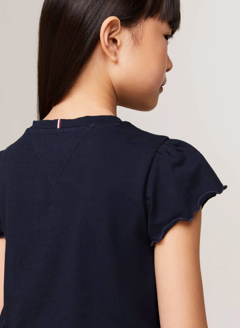 TOMMY HILFIGER Floral Logo Relaxed Dress