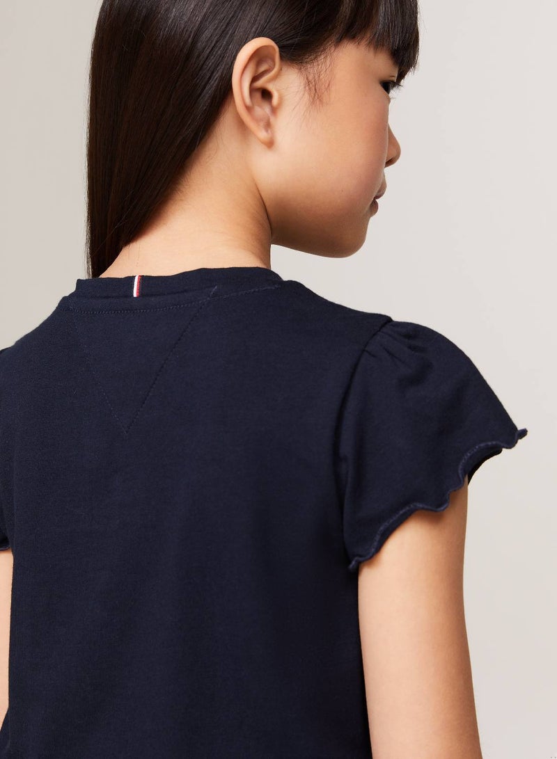 TOMMY HILFIGER Floral Logo Relaxed Dress - Image 4