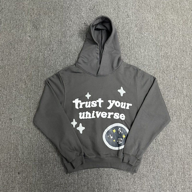 Broken Planet Graphic Hoodie  Joggers Set Style 5# 