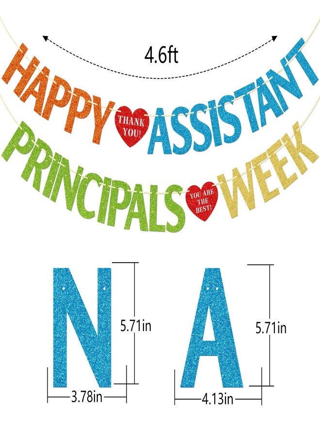 FOZEE Assistant Principal Week Banner, Assistant Principal Appreciation Week Decorations, Happy Assistant Principal Week Party Decorations - Image 2