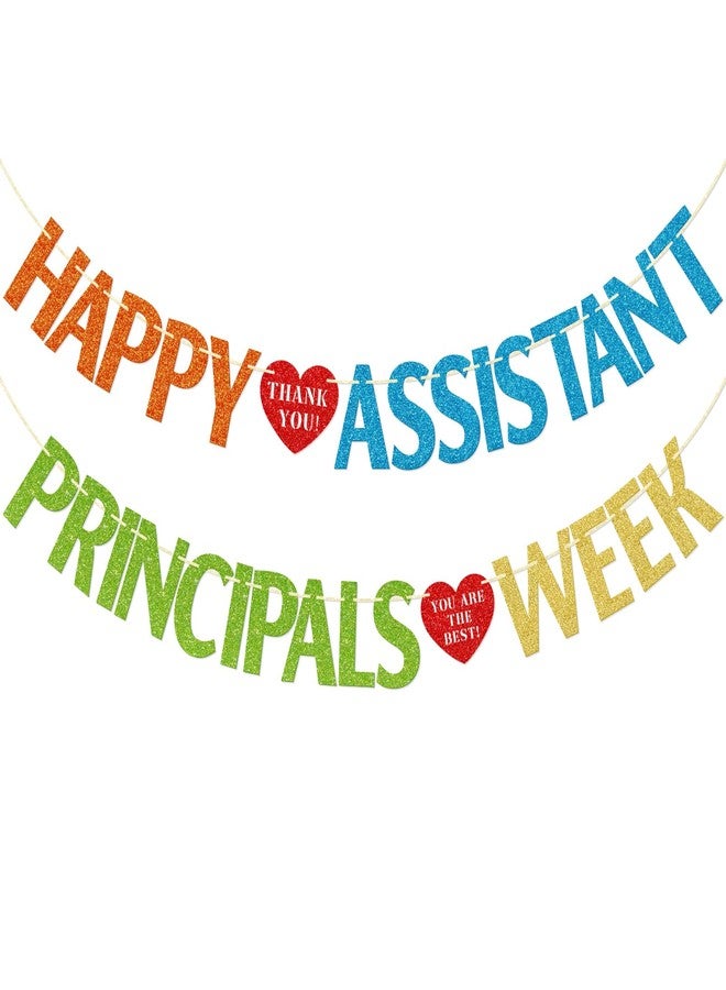 FOZEE Assistant Principal Week Banner, Assistant Principal Appreciation Week Decorations, Happy Assistant Principal Week Party Decorations - Image 1