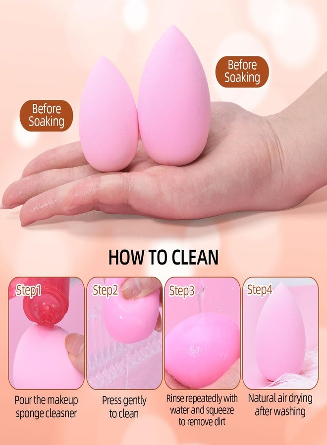 BAMTTOO Professional Makeup Sponge Powder Puff Set Cosmetic Powder Makeup Puffs Pads for Loose Powder Face Powder Beauty Makeup Tool - Image 4