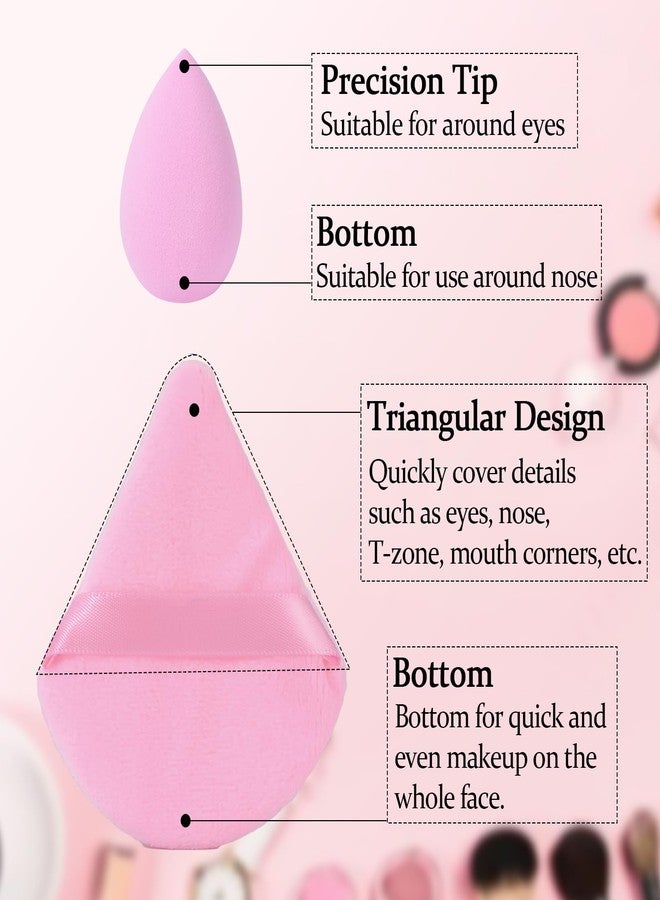 BAMTTOO Professional Makeup Sponge Powder Puff Set Cosmetic Powder Makeup Puffs Pads for Loose Powder Face Powder Beauty Makeup Tool - Image 3