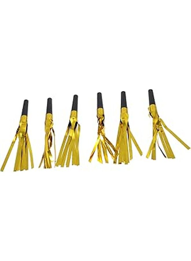 Glitter Fringed Party Whistles Set 30pcs Noise Makers for Birthday Celebrations - Image 1